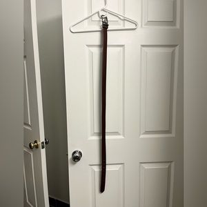 Men’s leather dress belt